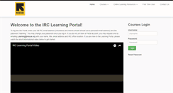 Desktop Screenshot of learning.theirc.org